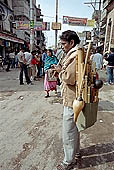 Varanasi - the old city is a cramped labyrinth crowded by pilgrims and street sellers 